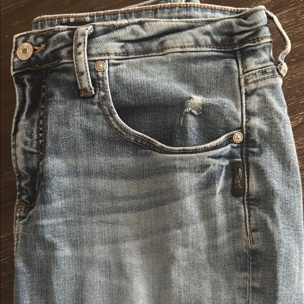 Silver Jeans Blue Skinny Denim